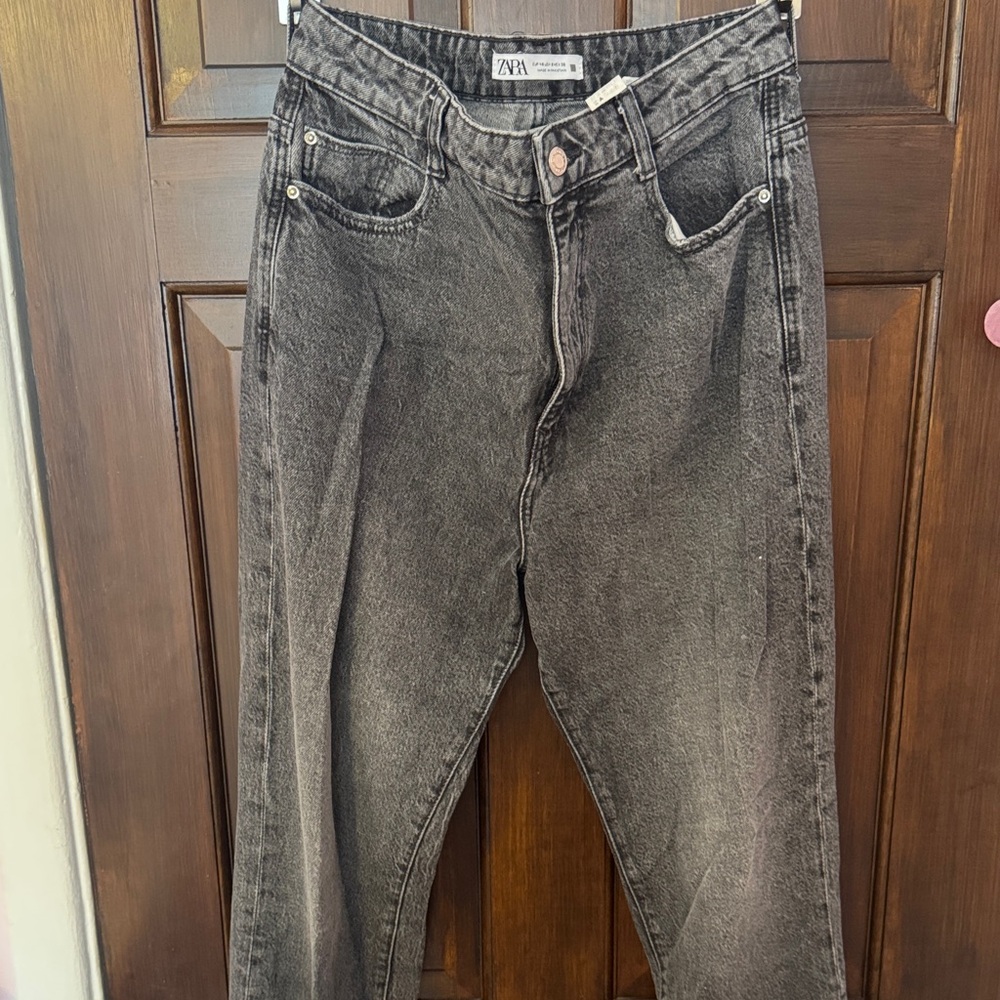 Zara Charcoal Denim Pants